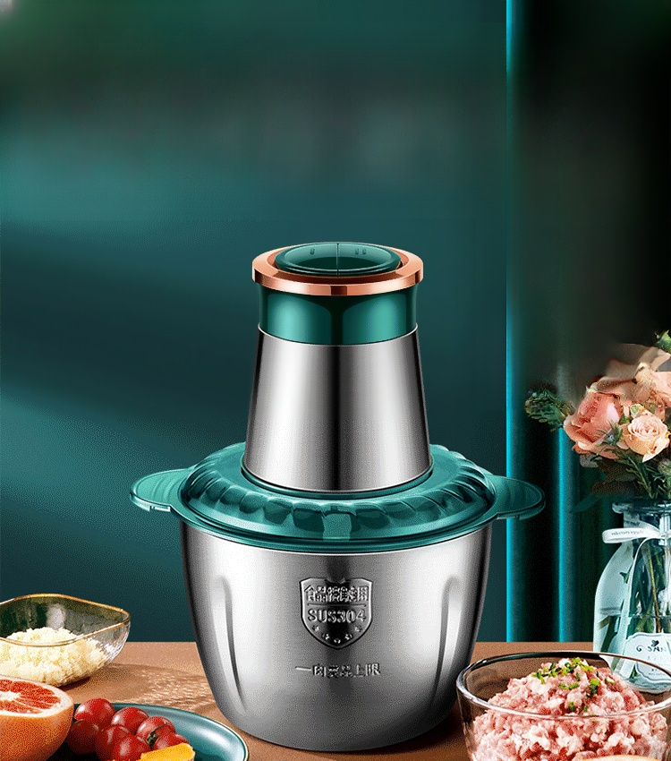 Elektrischer Fleischwolf aus Edelstahl