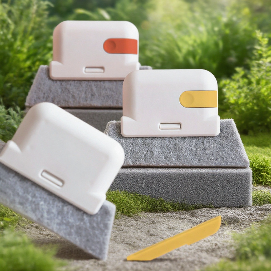  이중 기능 분리형 창틀 청소 브러쉬