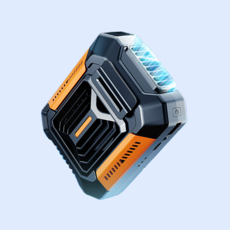 人間工学に基づいた全身冷却、3段階風力、防水仕様の腰掛けファン