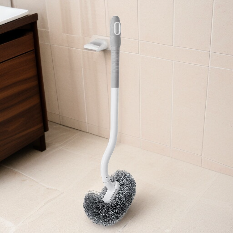 Japanese toilet brush bathroom dead corner household toilet brush toilet brush long handle wall-moun