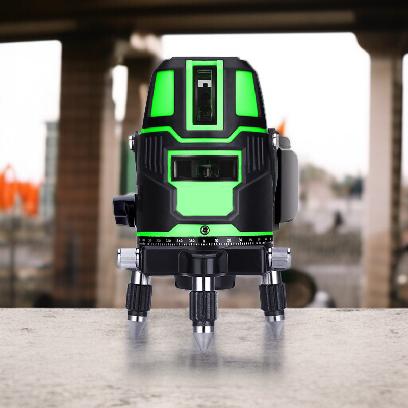 屋内外対応レーザーレベル設置例