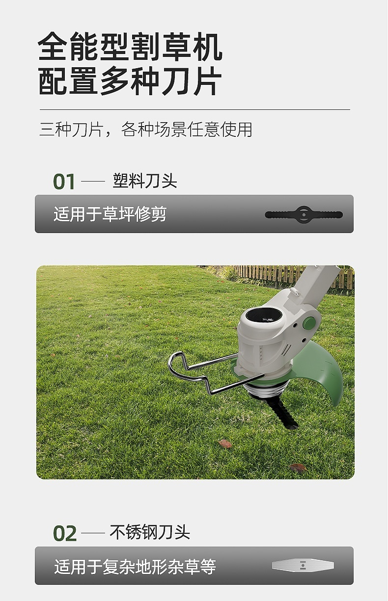 Eco-friendly lithium battery lawn mower