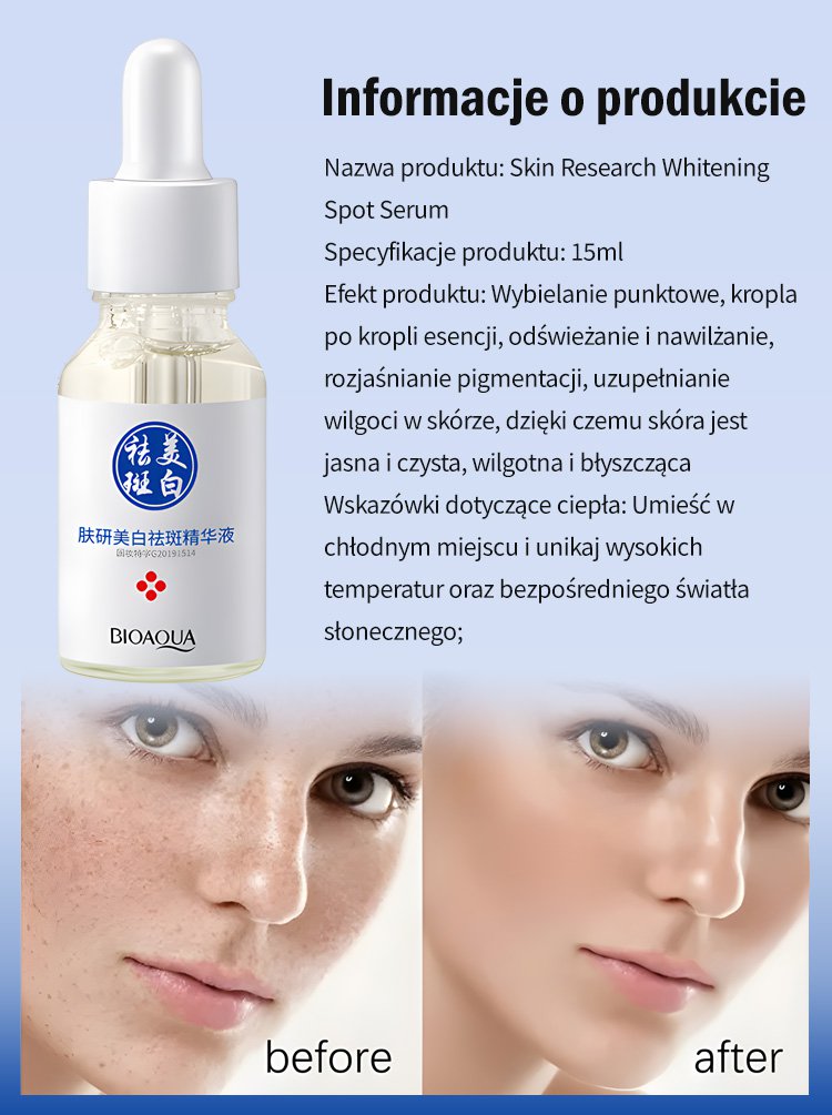 Rozjaśniające serum punktowe