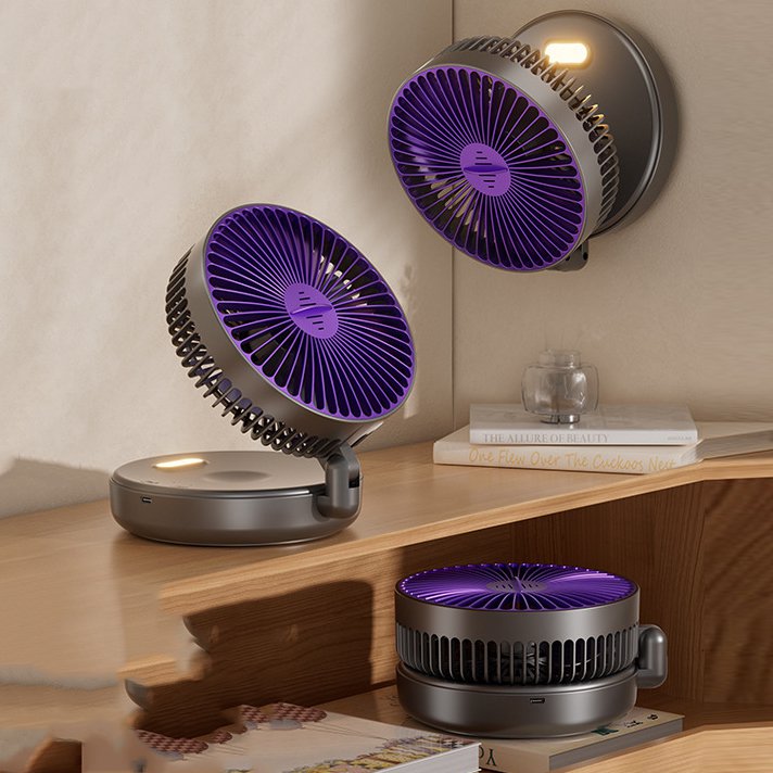 ナイト機能付き折りたたみ扇風機