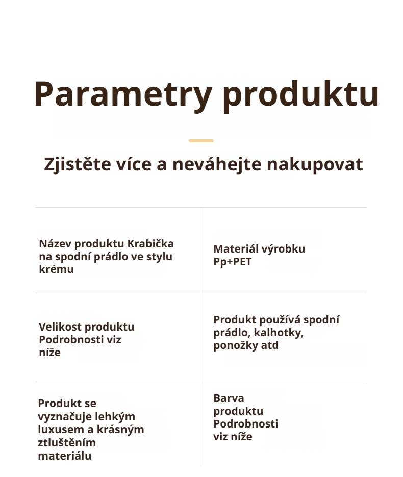 Elegantní úložný organizér na spodní prádlo