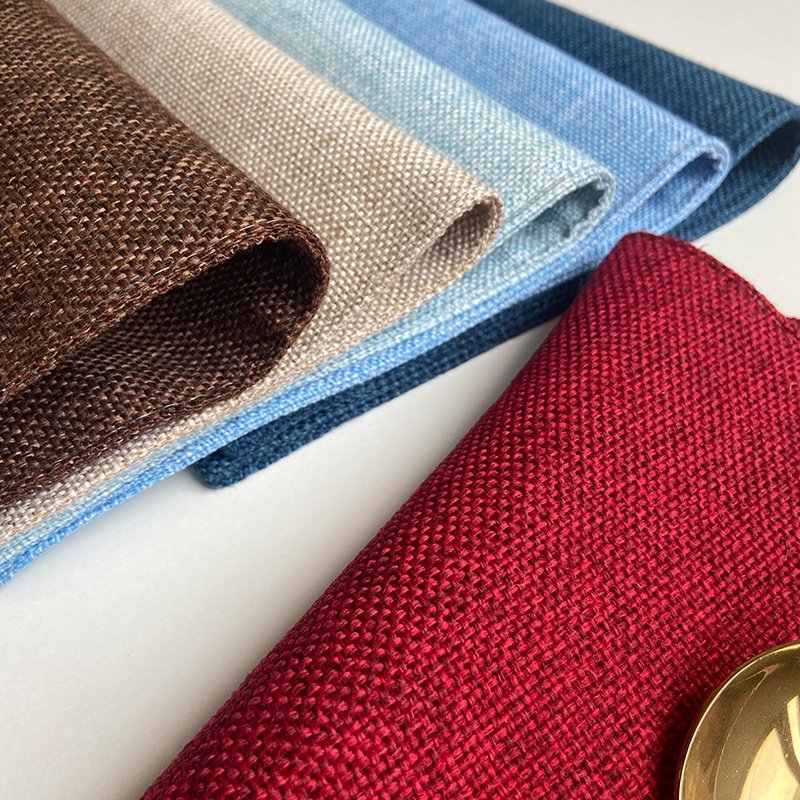 Double-layer imitation linen cloth placemats placemats hotel box insulation pad style home coasters