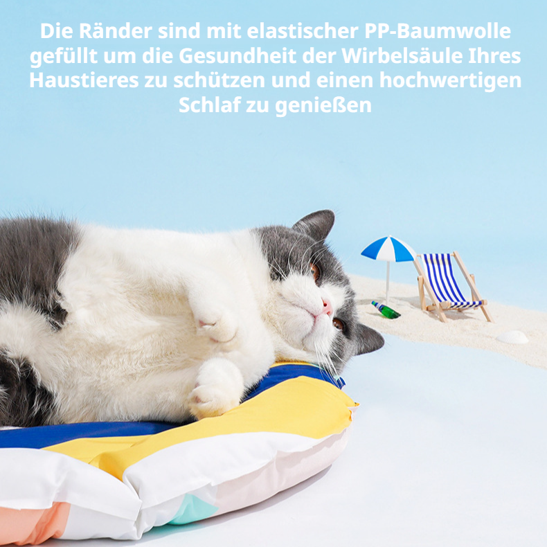 Zeze Sommer-Haustier-Eismatte, Kühlmatte, Katzenmatte, schlafende Katze, Schlafmatte, Katzennest, Hu