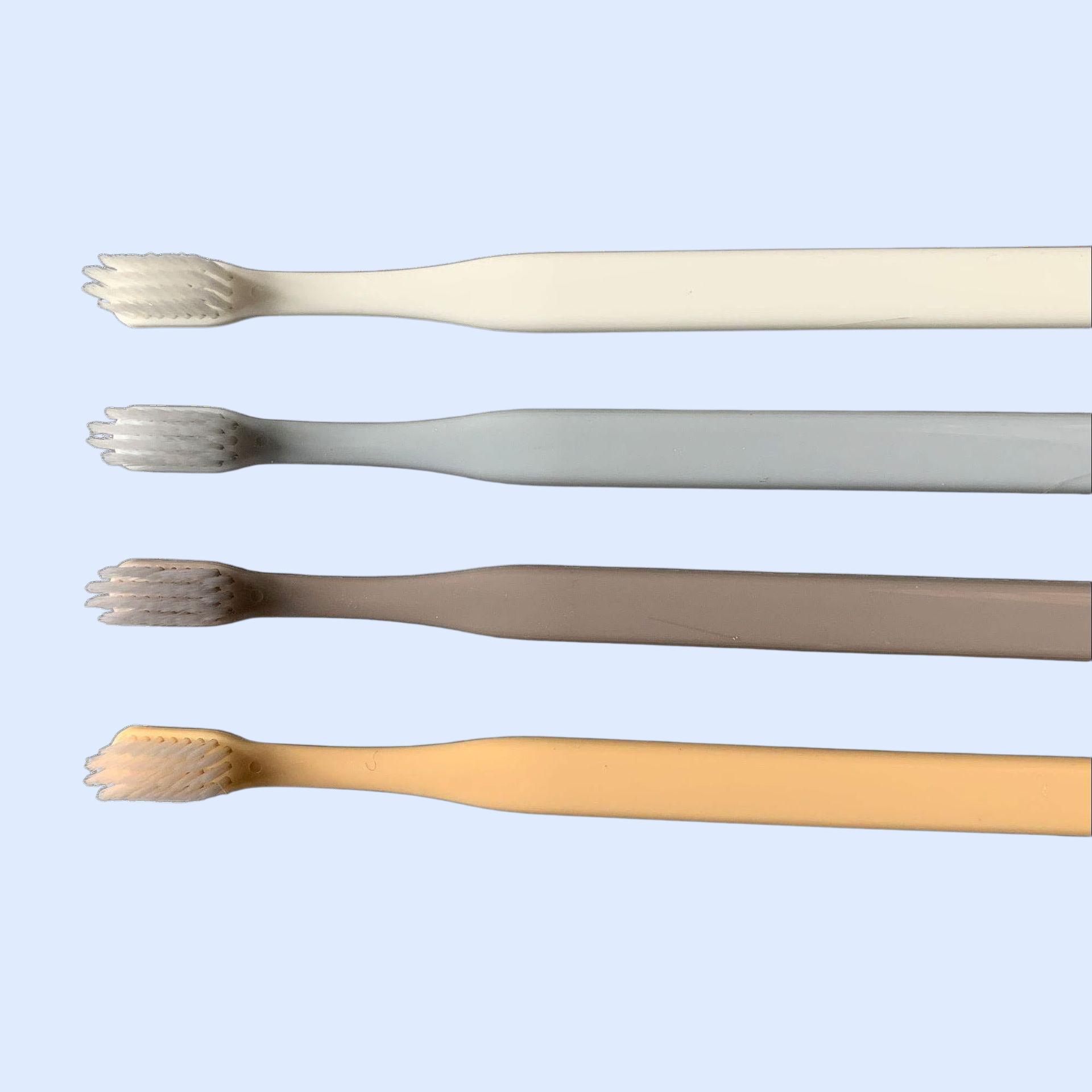 馬卡龍小頭無印4支裝良品牙刷 日式竹炭軟毛成人日用百貨江湖