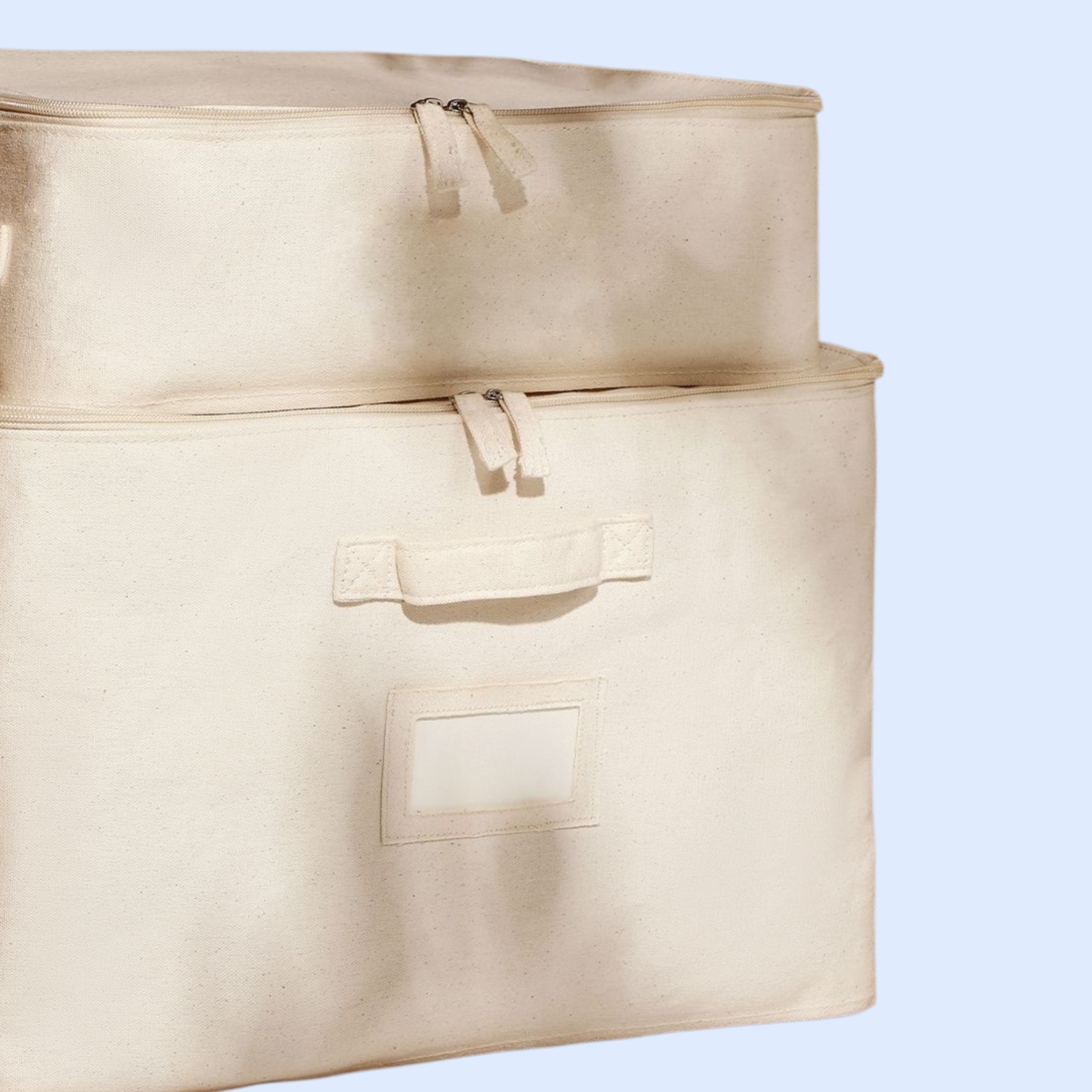 Wabi-sabi cotton clothing storage box