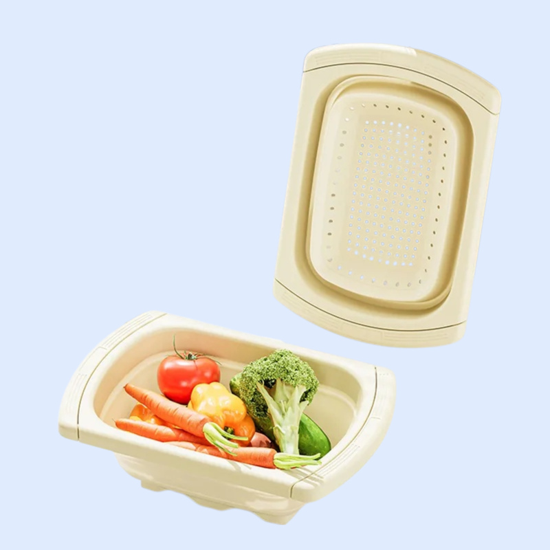 신형 다기능 접이식 확장 물빠짐 바구니