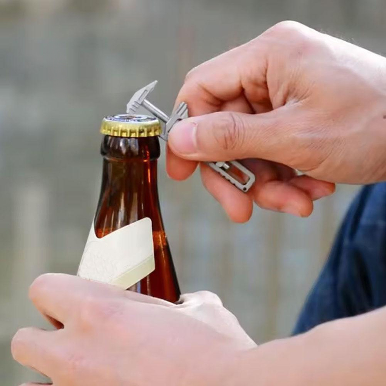 Multifunktionsschlüssel MiniReisetasche Multifunktionsschlüssel Flaschenöffner Rucksack