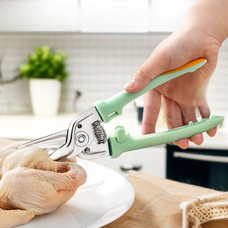 Multifunctional stainless steel kitchen scissors