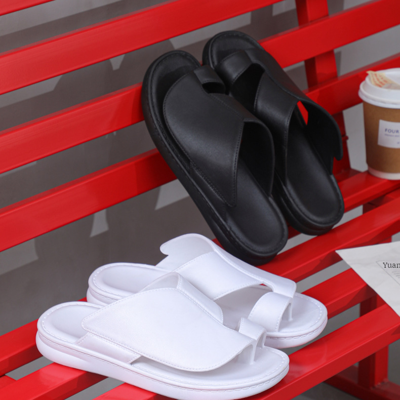 남자 빅 사이즈 통굽 샌들 남자 여름 비치 슬리퍼 캐주얼 조리 슬리퍼