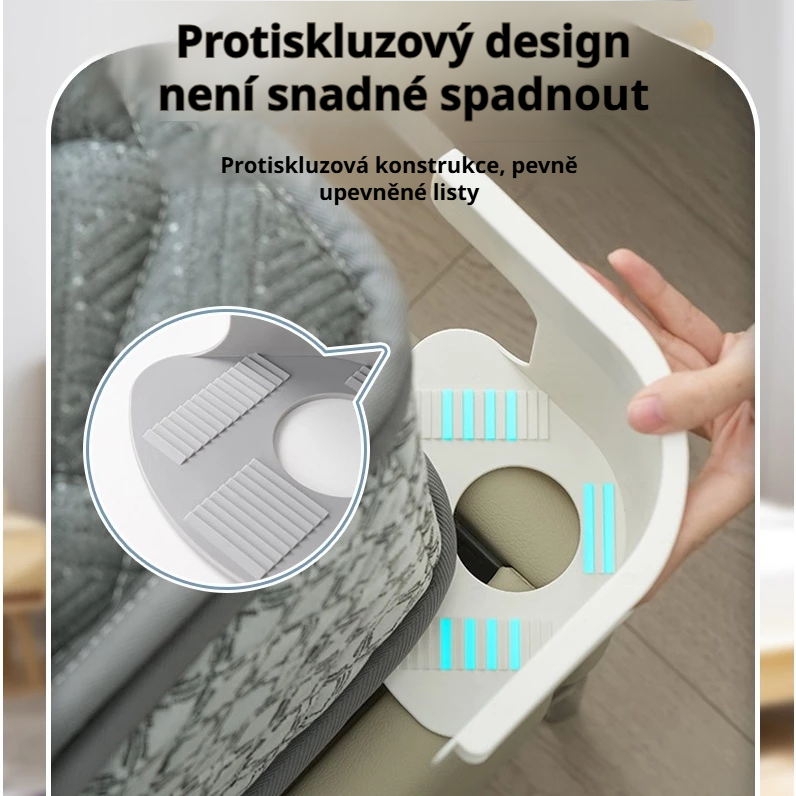 Neviditelný držák prostěradla, japonský styl, proti sklouznutí