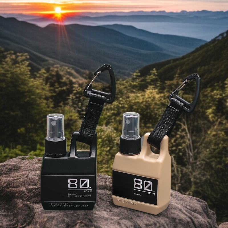 아웃도어 여행 휴대용 플라스틱 포트 소독제 스프레이 병 소분병 압착식 알코올 스프레이 병