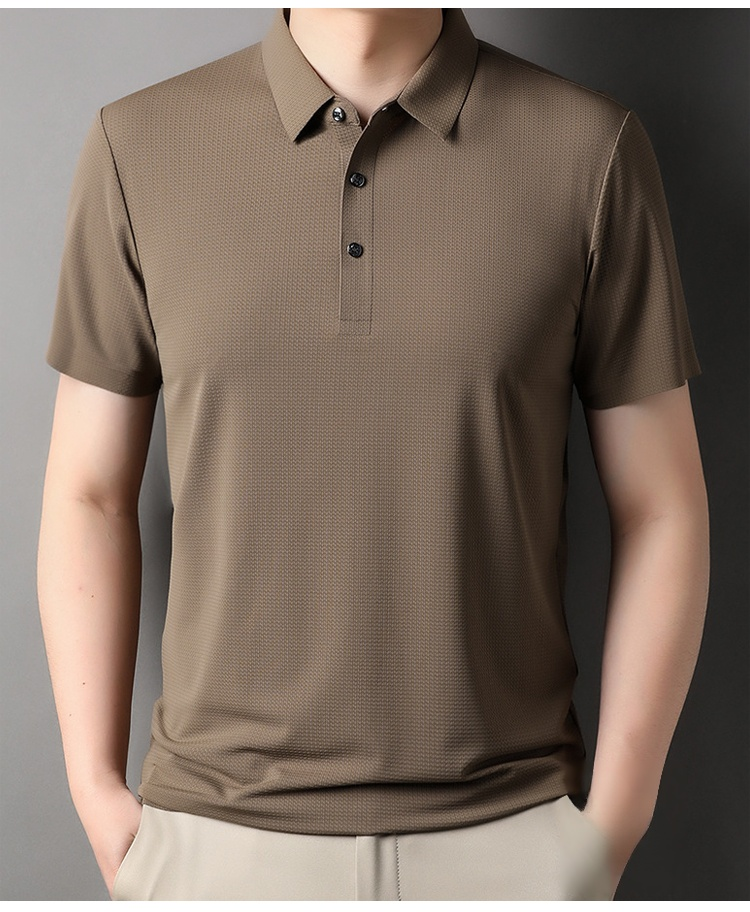 ストレッチ素材で動きやすいメンズポロシャツ