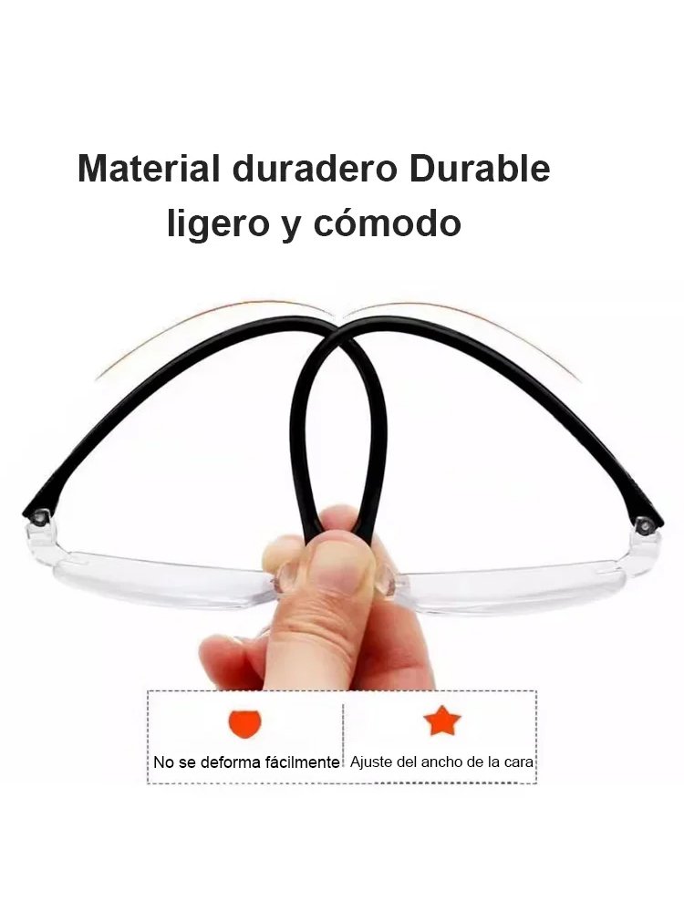 Gafas de lectura con zoom a prueba de radiación, tecnología negra inteligente, llame al 1055551