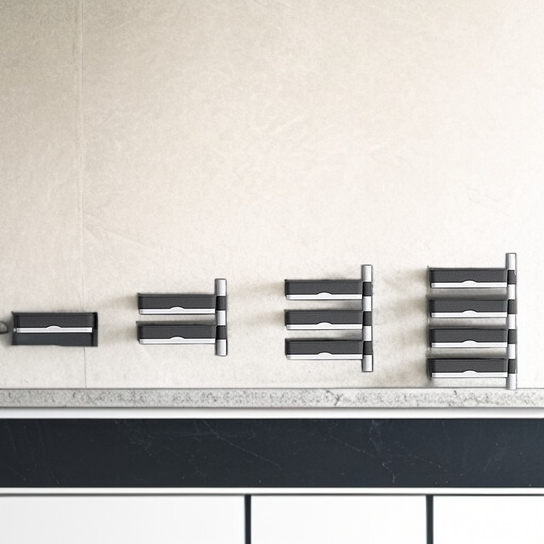 간편 설치 가능한 펀치 면제 비누함