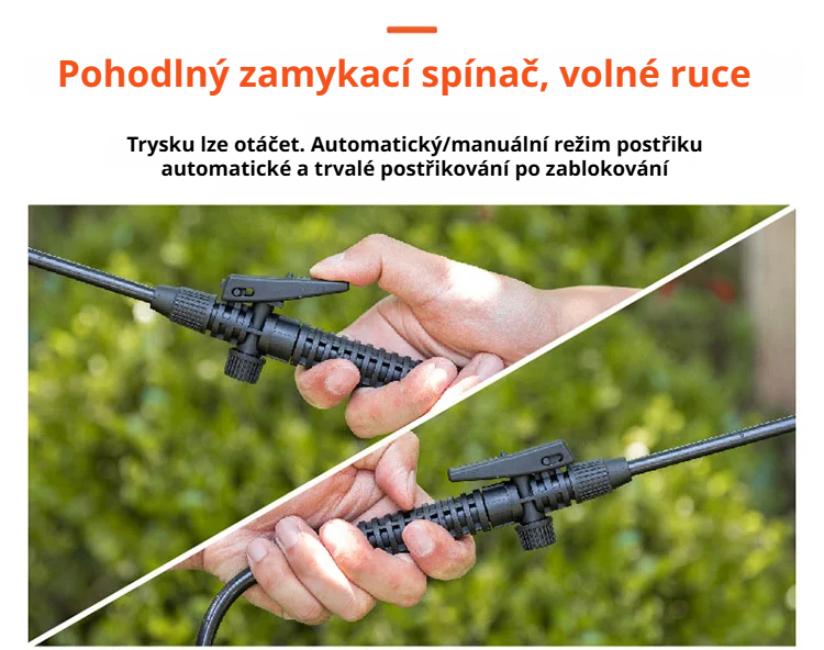 Praktická konvička na zalévání pro domácí použití