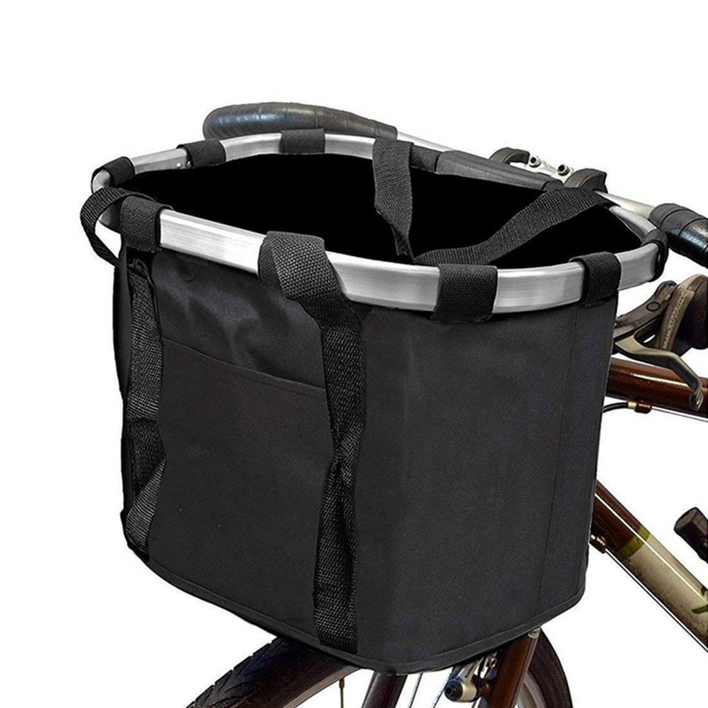 自転車アクセサリーとしての折りたたみバスケットのディテール画像