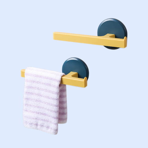Punch-free towel rack