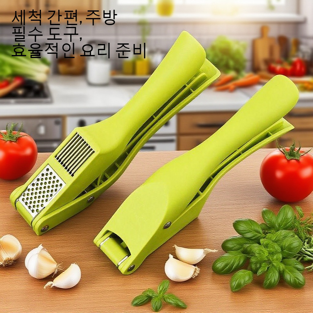 수동 마늘 압축기