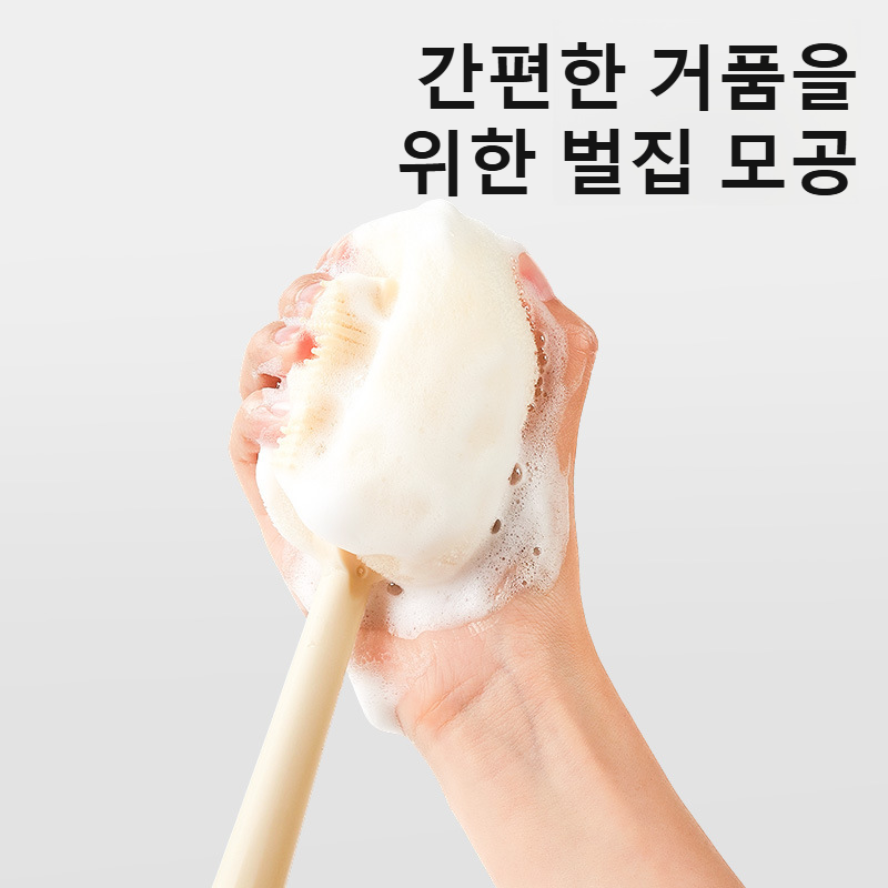오인원 긴 손잡이 젖병 청소 스펀지 브러쉬 가정용 청소 다용도 컵솔 텀블러 뚜껑 브러쉬