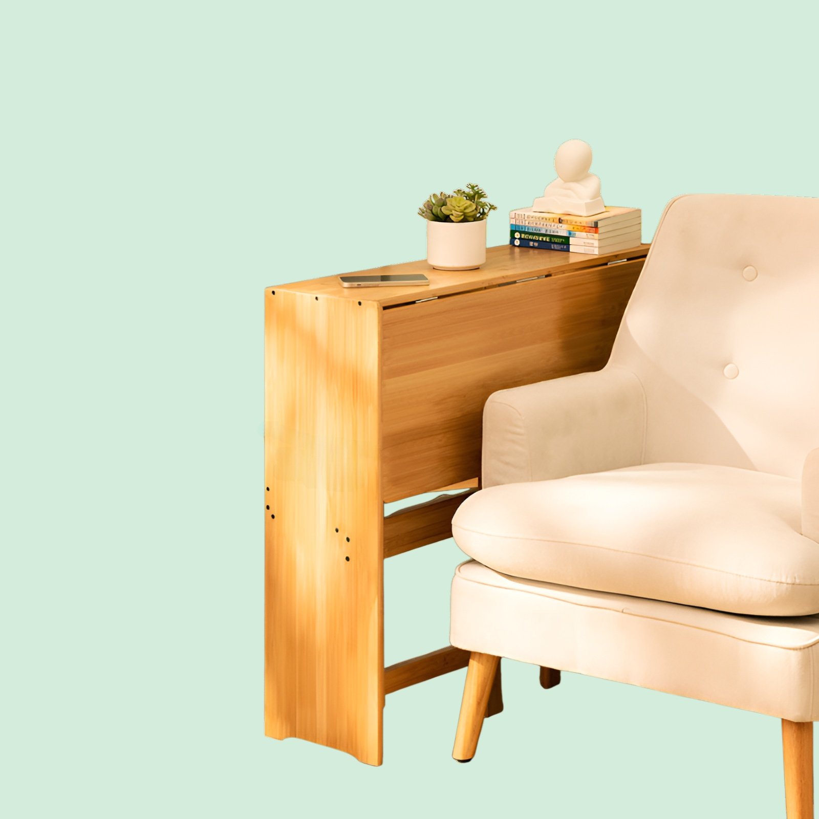 JMY-Foldable Computer Table Home Desktop Desk Simple Office Desk Bedroom Workbench Simple Study Desk