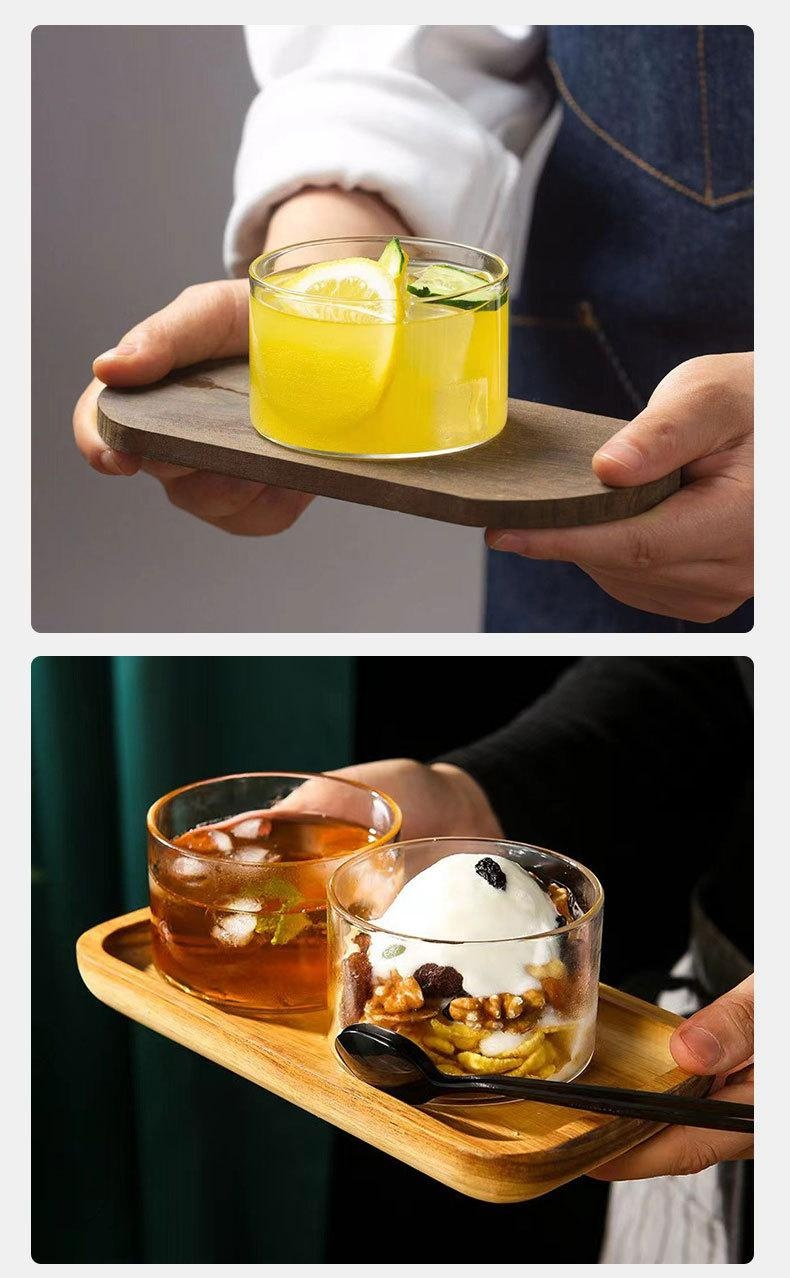 Bol en verre facile à nettoyer pour cuisine moderne