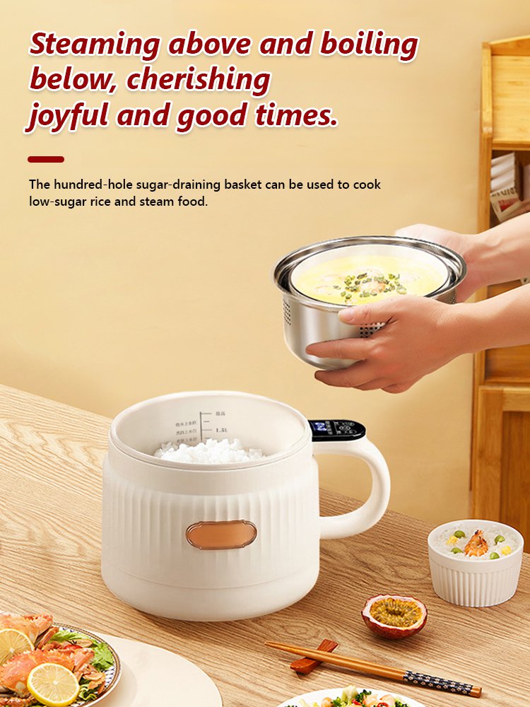 Rice soup separation mini rice cooker