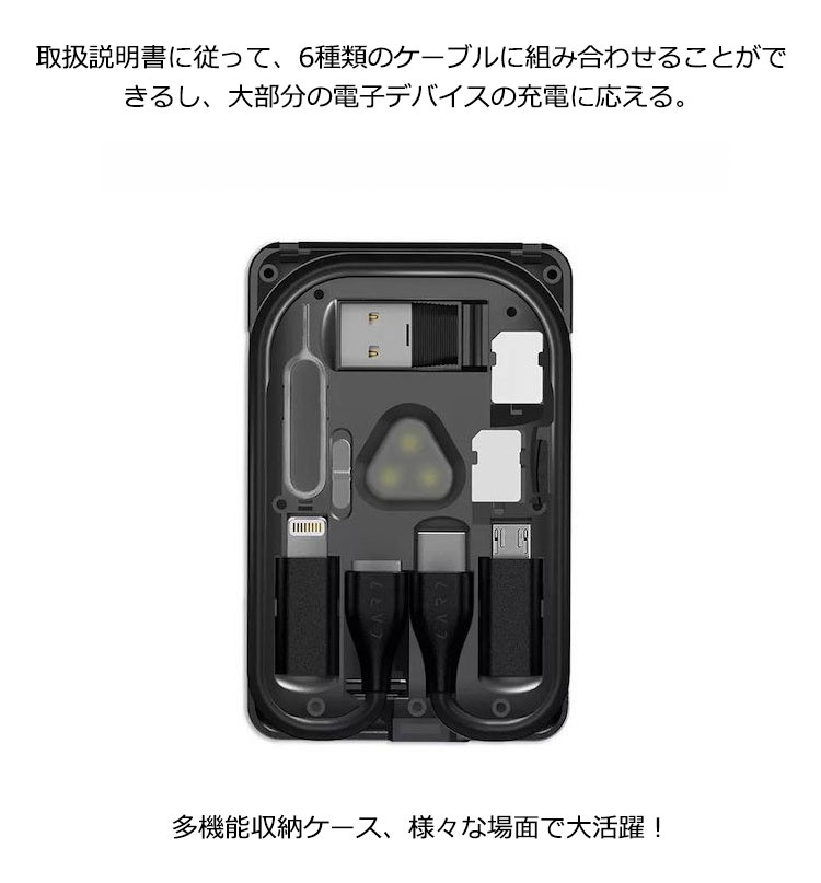 ケーブル収納ケースの外観