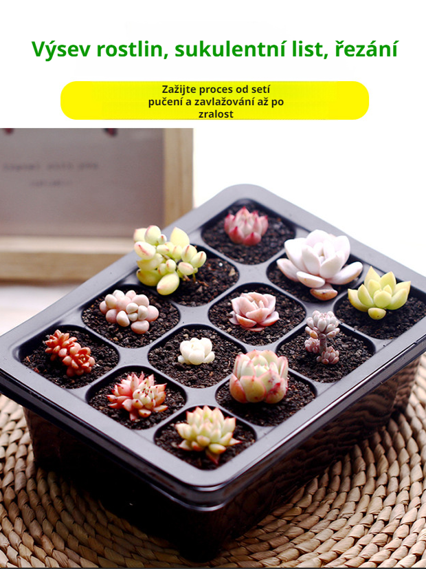 Nastavitelný větrací kryt pro sazenice