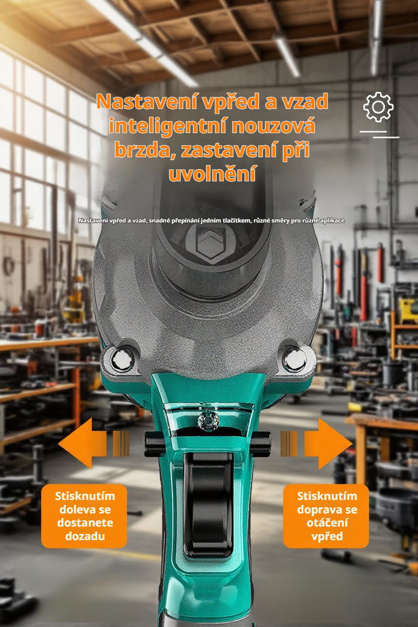 Aku utahovák s inovativním držákem na nohy pro snadné použití