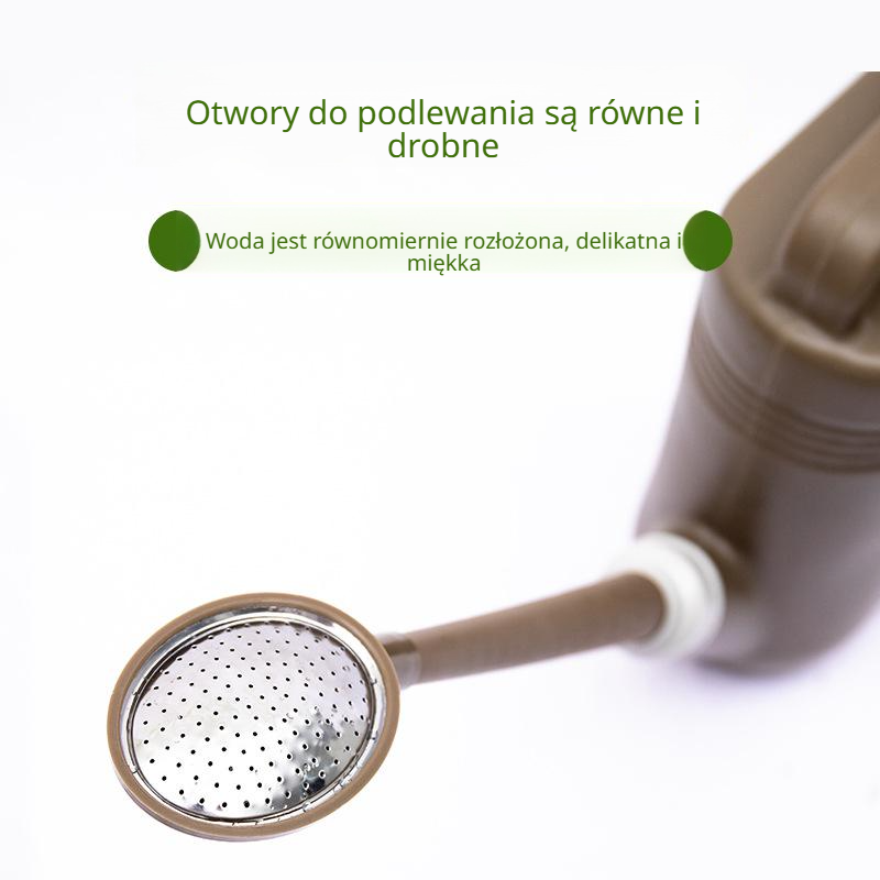  Duża konewka ogrodowa 5L do podlewania roślin z długim dzióbkiem