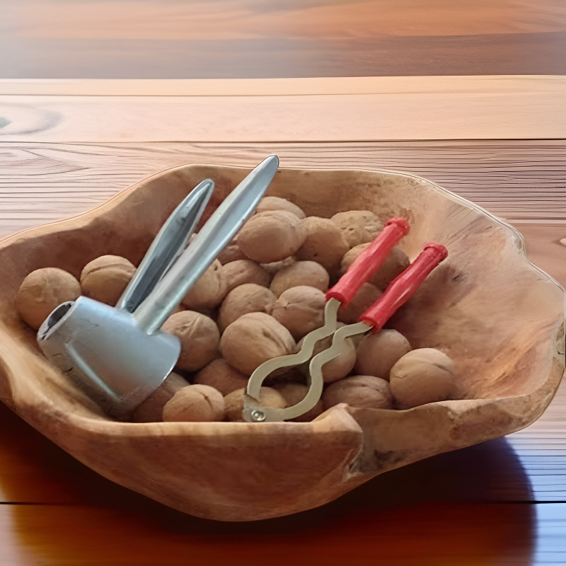 내추럴 원목 소재의 과일 트레이