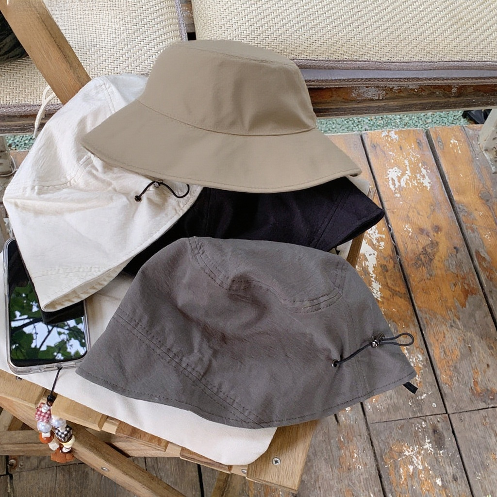 遮光100% UVカットレディースハット正面画像