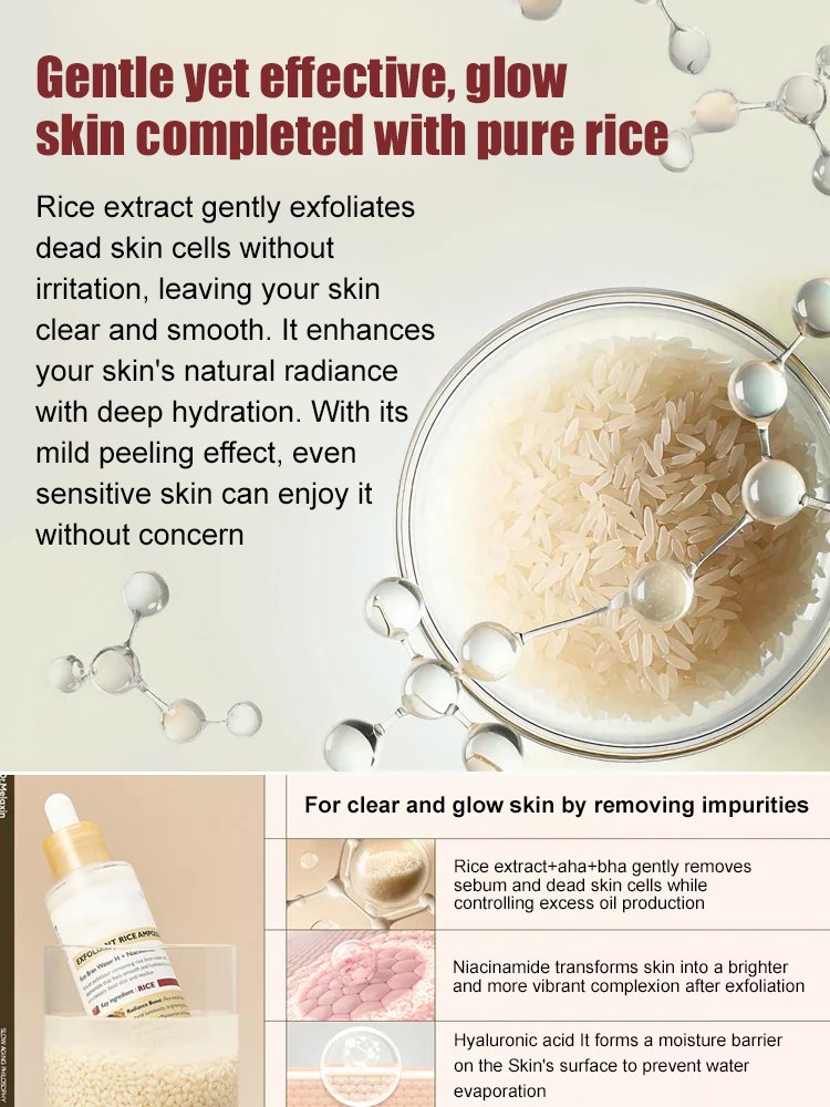 Rice Exfoliating Ampoule Set