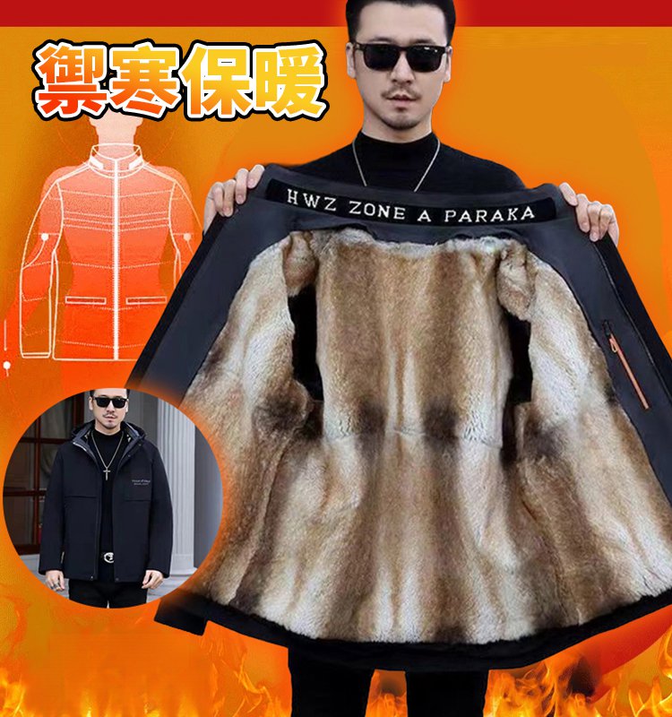 【零下30度抗寒】男士皮草派克服