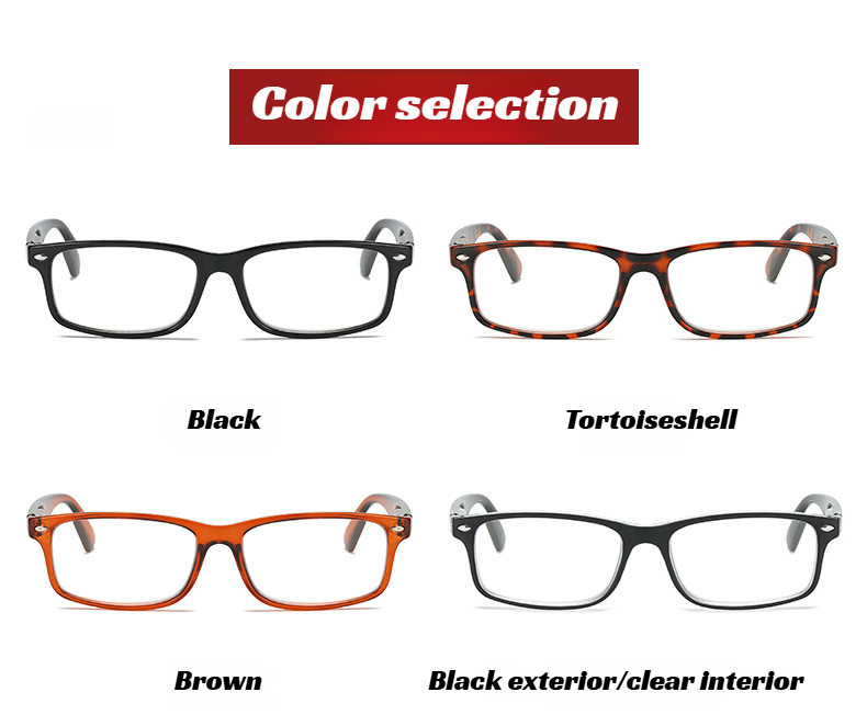 Middle-aged and elderly anti-blue light vision correction glasses