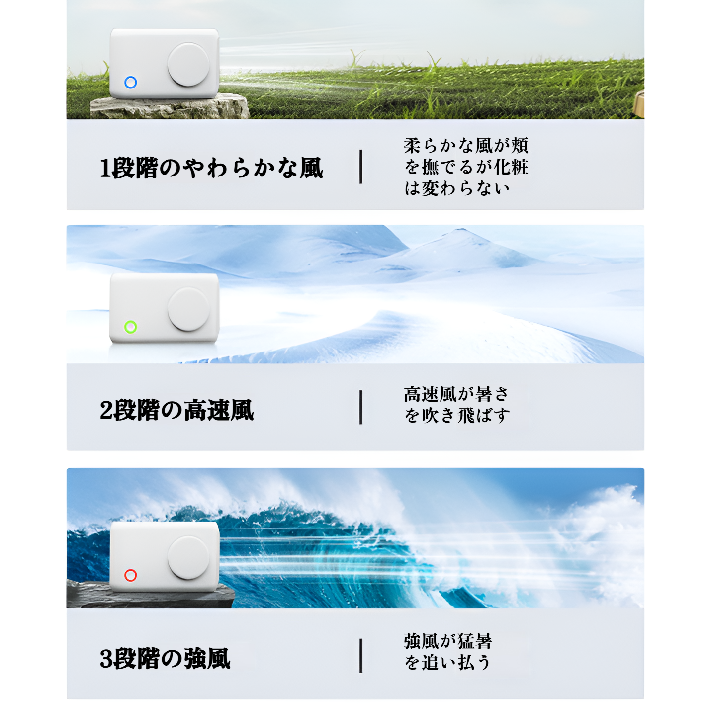 工事現場で使えるUSB充電式腰掛けファン