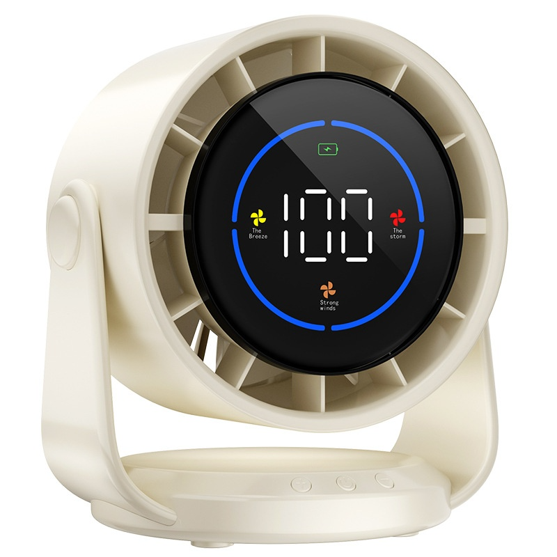 Ventilador de circulación 2025, ventilador de escritorio, ventilador silencioso USB, sin perforación