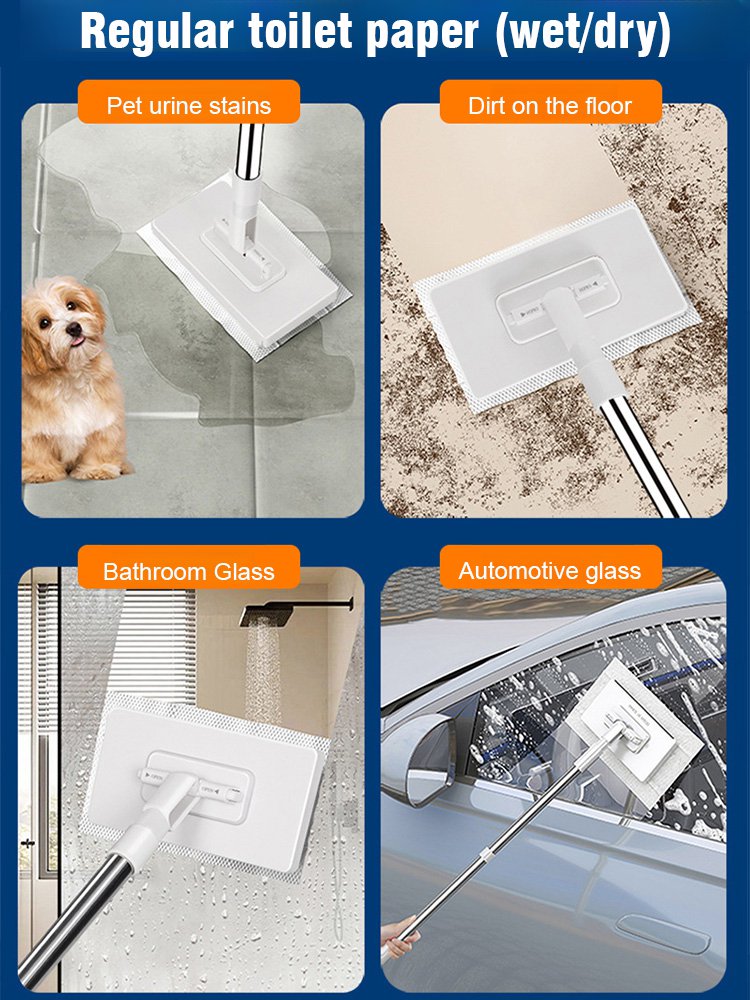 【Self-grabbing 2.0】No-touch mop