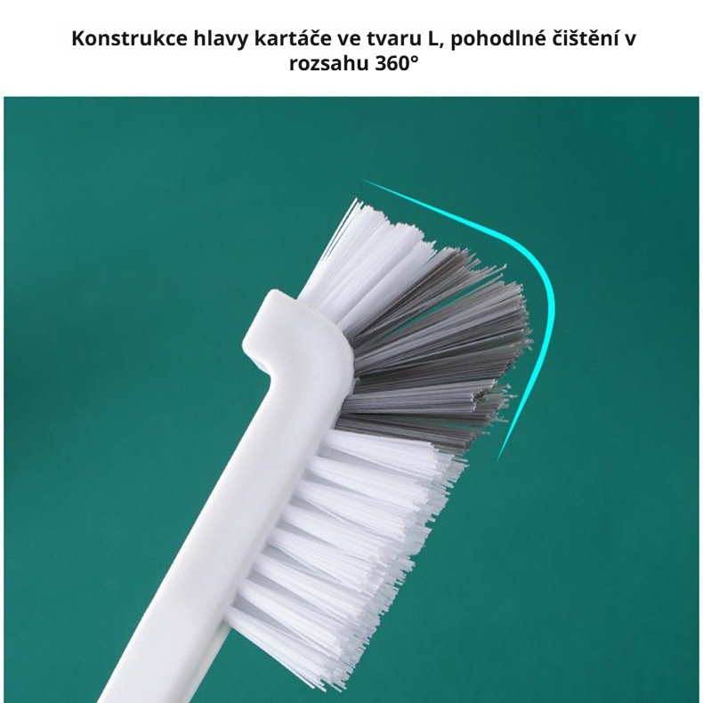  Plastový čisticí kartáč na šálky, rakovinu, sojové mléko a mixéry