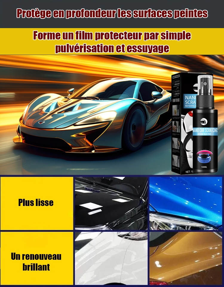 【Produits populaires recommandés】Spray spécial pour réparer les rayures de voiture