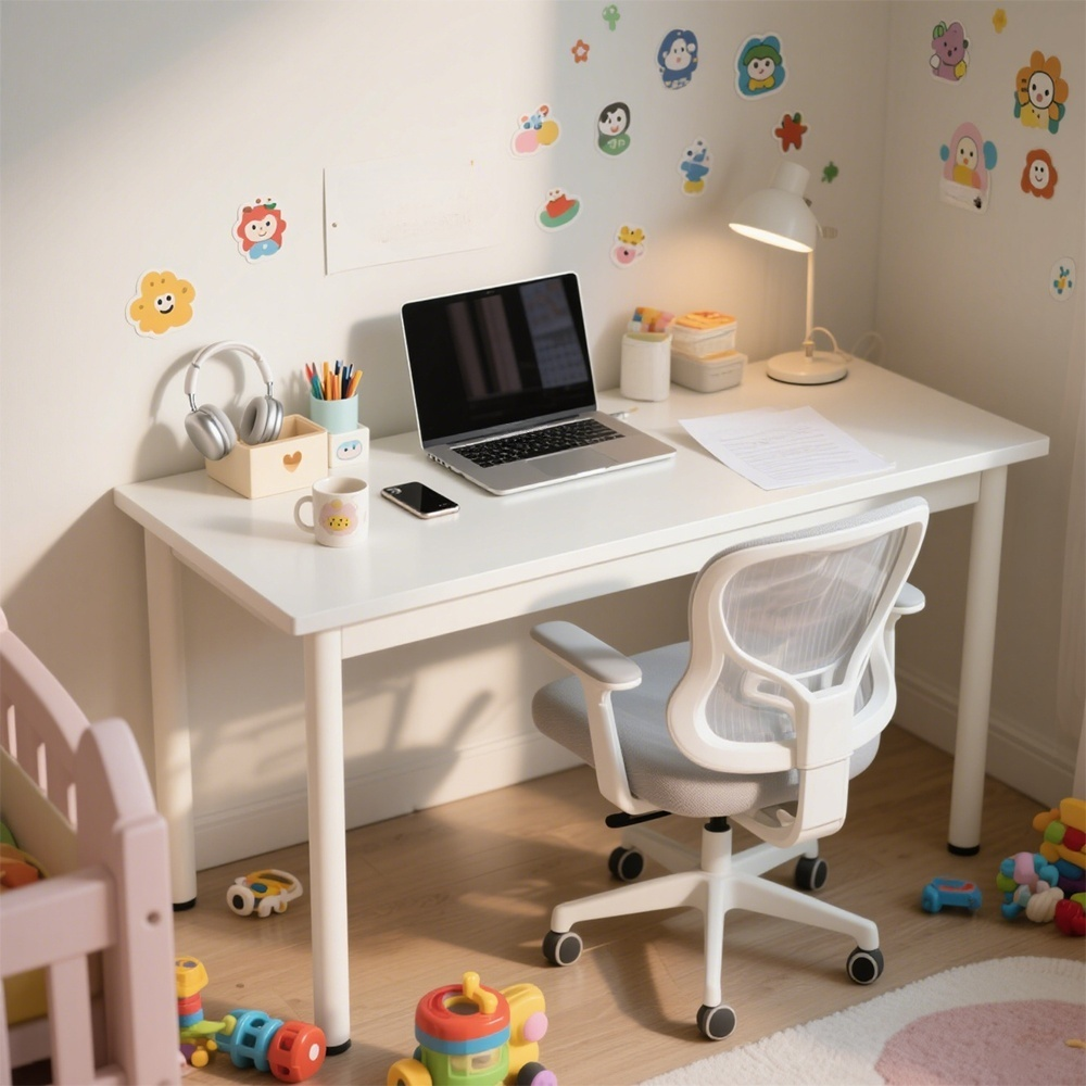 앉은 자세와 선 자세에서 사용 가능한 데스크