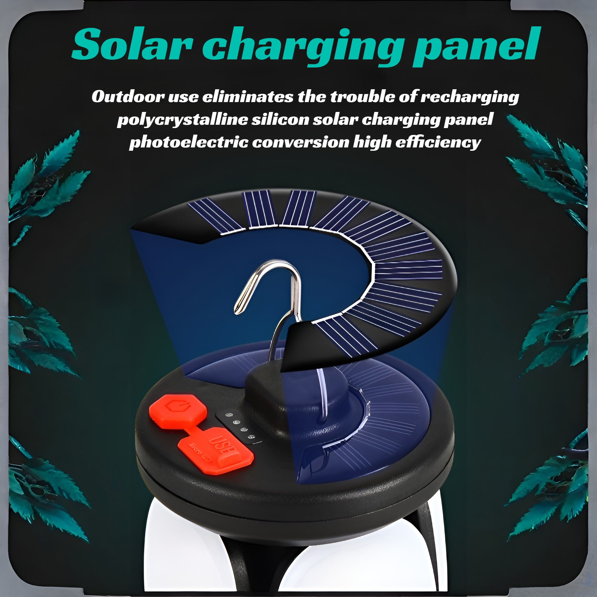 Outdoor strong light hanging emergency light