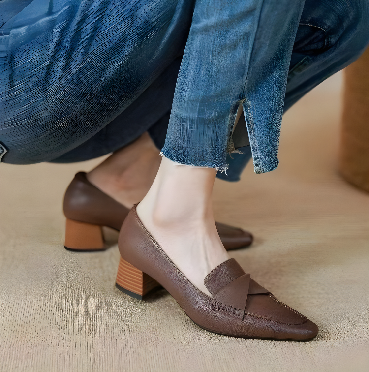 クロスレイヤー美脚ローファーの全体画像