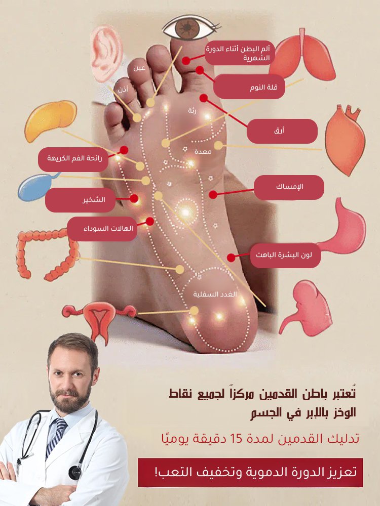 حصيرة تدليك القدم الذكية بنبضات كهربائية EMS