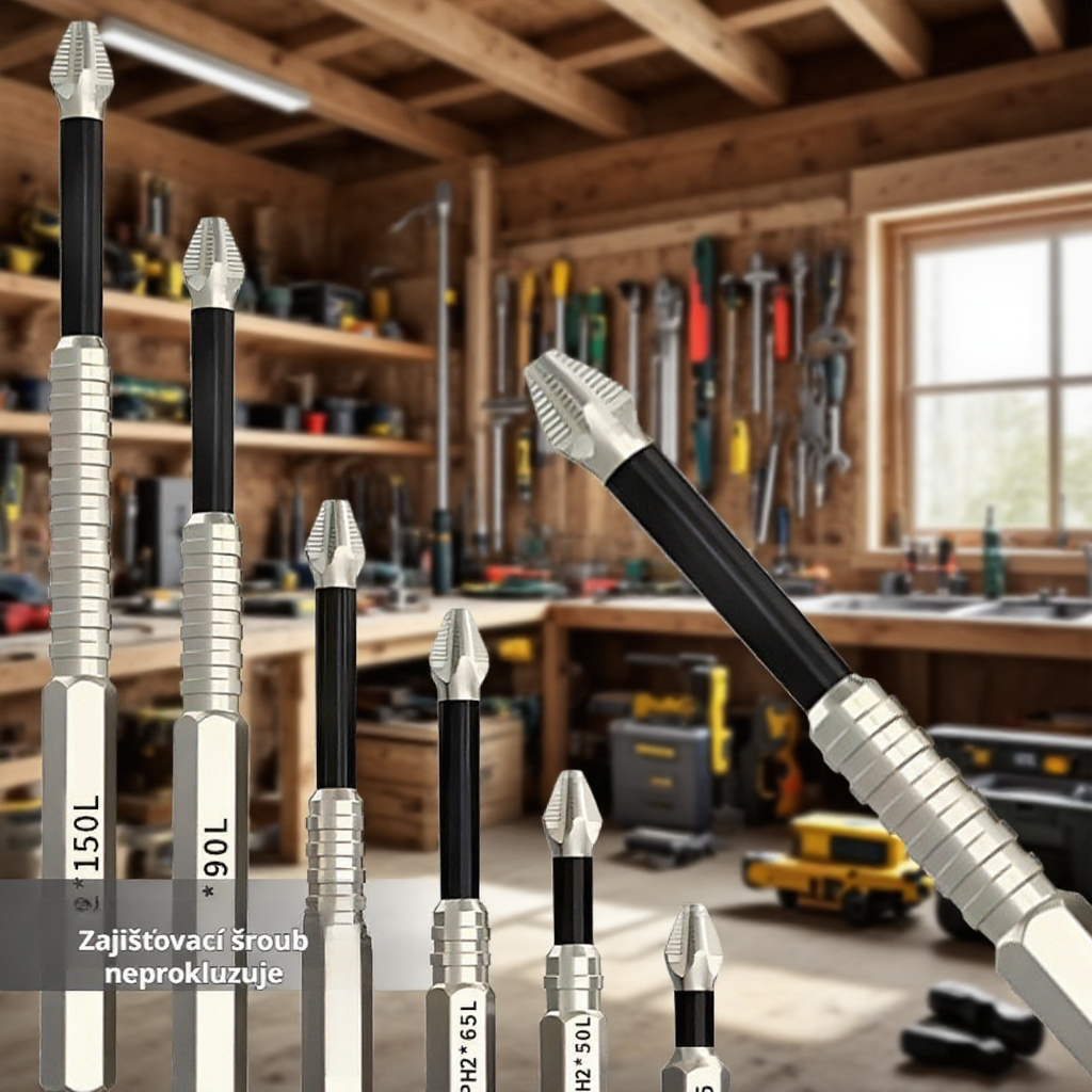 ysoká tvrdost sada křížových šroubováků s elektrickým pohonem