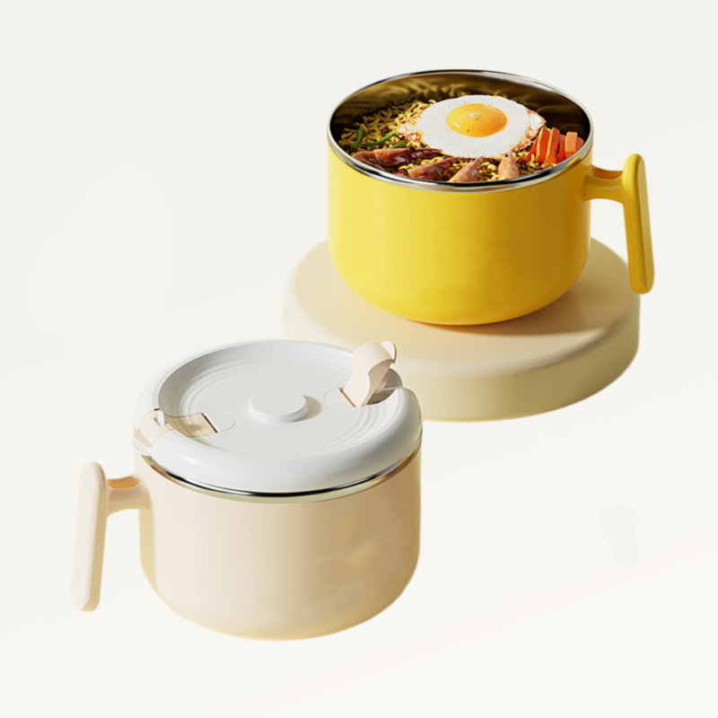 304 스테인리스 보온 라면 그릇